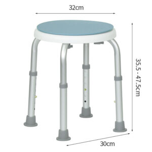 SC02 – Rotating Shower Stool with Adjustable Height