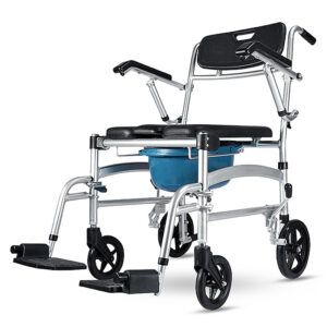 CCB7808 – Foldable Aluminium Mobile Commode Chair